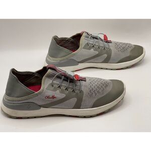 Olukai Women's Miki Trainer Running Shoes Gray US 8‎ EUR 38 Low Top Slip On